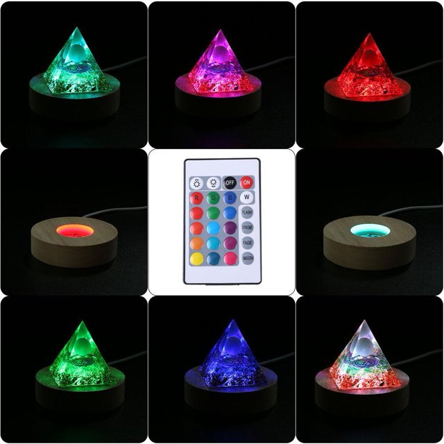 Piedra natural Orgonita Pirámide Cristales Orgone Energía Curativa Reiki Adornos