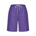 thumbnail image 4 of Pantalones Ligeros de Yoga para Mujeres de Cintura Alta Pantalones Cortos de Color Sólido, Uso Deportivo de Fitness Suave para Tenis Y Baile, 4 of 7