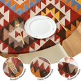 thumbnail image 4 of Elasticized Round Tablecloth Bohemian Floral Pattern, Secure Fit for 52-56 Inch Tables, Vibrant Table Cover for Indoor Outdoor Use, 4 of 7