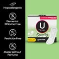 thumbnail image 6 of U by Kotex Security Ultra Thin Pads, Regular, Unscented, 44 Count, 6 of 7
