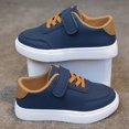 thumbnail image 2 of Krdevn Boys Girls Sneakers, Walking Leather Casual Lightweight Kids Shoes Non- Comfortable Running Athletic Sneakers for Toddler/Little/Big Kid,Blue, 2 of 9