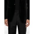 thumbnail image 5 of Lardini Man Black Virgin Wool-Mohair Blend Pants Black Sizes IT 34-64, 5 of 5
