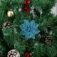 thumbnail image 5 of Simulación de flores navideñas con purpurina en polvo, árbol de Navidad hueco, decoración colgante, corona navideña 2024, fiesta de año nuevo, decoración del hogar, 5 of 5
