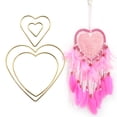 thumbnail image 3 of 4 Piezas Aros Marco Alambre Corona Suministros Telón de Fondo , amor Macarena corona floral aro, 3 of 8