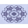 thumbnail image 1 of Ahgly Company Machine Washable Indoor Rectangle Transitional Lavender Blue Area Rugs, 5' x 7', 1 of 7