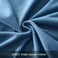 thumbnail image 6 of Light Blue Flannel Velvet Duvet Cover Queen Size Duvet Cover Bedding Sets, 3pcs Ultra Soft Luxury Textured Modern Crystal Velvet Duvet Covers with Zipper Closure(Light Blue, Queen), 6 of 7