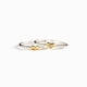 thumbnail image 4 of Anillo de plata de ley S925 con forma de 8 pequeños corazones de la suerte para mujer, sencillo, estilo europeo y americano, con circonitas cúbicas, 4 of 5