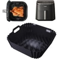 thumbnail image 1 of TEMOGU-Silicone Air Fryer Liner for COSORI Air Fryer 6 QT TurboBlaze Technology, Dishwasher Safe Airfryer Accessories Silicone Liners for CAF-DC601-KCA, 1 of 4