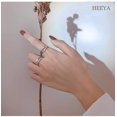 thumbnail image 5 of -SilverAnillo Ajustable Para Mujer - Anillo Para Pulgar De Plata De Ley 925 - Anillos De Plata Para Niñas - Juego De Anillos Para Dedo - Regalo Para Anillos De Promesa De Boda Día, 5 of 5