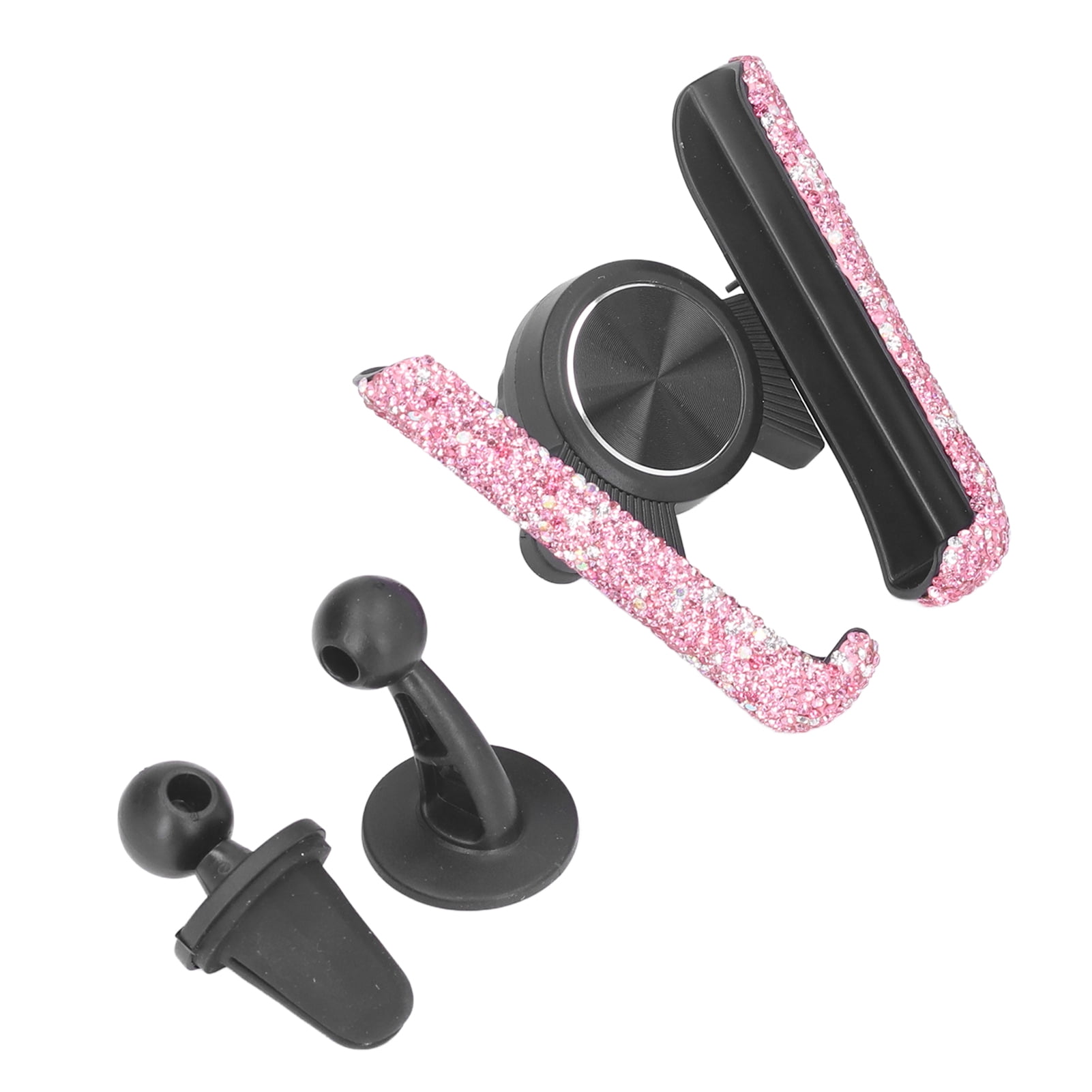Car Phone Holder, Bling Car Phone Holder Vehicle Cell Phone Mount Cradle Adjustable Auto Cell Phone Mount Universal for Women Girls