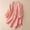 Pink, variant on Mexican Tops for Women Summer Thin Solid Shirts Bohemian Tunic Fiesta Plus Size Boho Peasant Blouses Stand Collar 3/4 Sleeve Linen Top