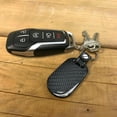 thumbnail image 3 of Dodge SRT Hellcat 100% Real Carbon Fiber 3 mm Thick Tag Style Key Chain Keychain, 3 of 6