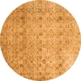thumbnail image 1 of Ahgly Company Indoor Round Persian Orange Traditional Area Rugs, 7' Round, 1 of 1