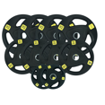 thumbnail image 2 of HAJEX Olympic Weight Plates Set with Barbell 6ft, Adjustable Kettlebell, and Pair of Push-Up Stand, 2 of 5