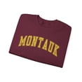 thumbnail image 3 of Montauk New York Sweatshirt Gifts Crew Neck Shirt Long Sleeve Unisex, 3 of 7