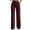 Wine -BL12, variant on Dwellite Womens Dress Pants Business Casual Wide Leg Office Work Slacks Stretchy Straight High Waisted Trousers Beige S