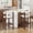 Beige + Walnut, variant on Christopher Knight Home 39.75" Modern Bar Stools with Curved Back Set of 2, Rubberwood Frame, Black