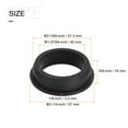 thumbnail image 2 of Unique Bargains Support de Illet en Caoutchouc Dia 2-1/64 Pieds (51.3mm) Type T Rond pour Protection des Fils, 2 of 5