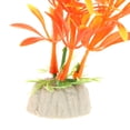 thumbnail image 5 of Unique Bargains 2 Pcs Aquarium Plants Decoration Artificial Aquatic Plant Orange, 5 of 7