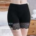 thumbnail image 5 of Pantalones de seguridad para mujer, de encaje antideslizante, de talla grande, para niñas gordas, de color negro, de tres puntos, ajustados, de seguridad, 5 of 5