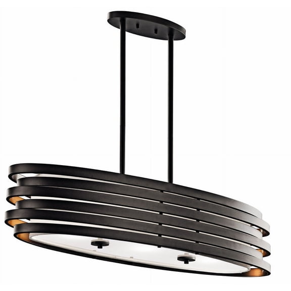 Kichler Lighting - Three Light Pendant - Chandelier Oval Pendant - Roswell - 3