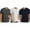 H.grey, variant on DailyWear Men's Short Sleeve Crew Neck Cotton T-Shirt, Solid Color, Black, 3 Pack, M