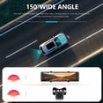 thumbnail image 2 of 10.88 Inch 2k Mirror Dash Cam Backup Camera Front Rear Dual Cameras HD Touch Screen Wifi Driving Recorder Black, 2 of 5