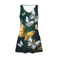 thumbnail image 6 of Livrdious Floral Dresses for Women Summer Boho V Neck Sleeveless Tank Dress with Pockets, A-Line Loose Fit Swing Sundress Casual Beach Vacation, 6 of 6