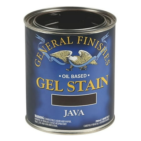 General Finishes, Gel Stain, Oil Based, Java, (Best Water Based Wood Stain)