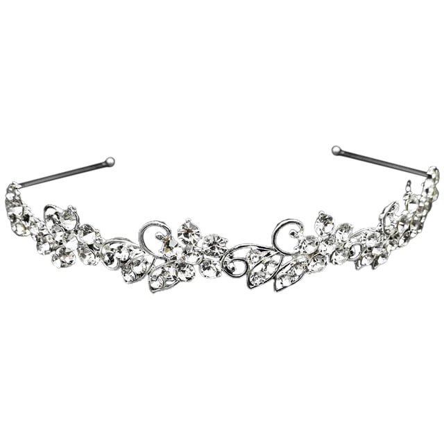 Wedding Headpiece Rhinestone Elegant: Princess Tiara Bridal Headband for Women