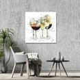 thumbnail image 2 of Beautiful wine glasses - 36"x36" canvas - Print on demand, 2 of 5