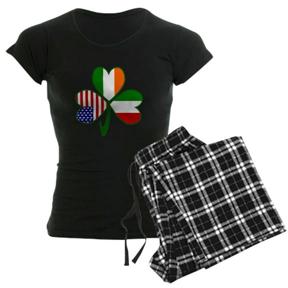 CafePress - Shamrock Of Italy - Women's Dark Pajamas