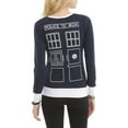 thumbnail image 2 of Doctor Who Women's Tardis Cardigan-Fitted Small, 2 of 2
