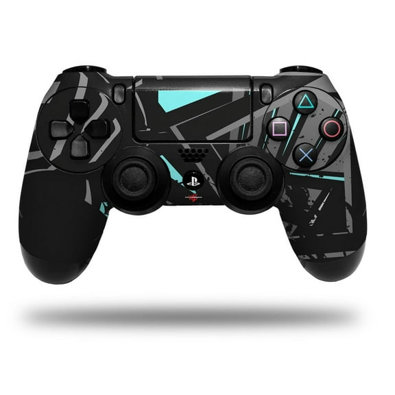 Skin for Sony PS4 Dualshock Controller PlayStation 4 Original Slim and Pro Baja 0023 Neon Teal (CONTROLLER NOT INCLUDED)