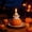 C, variant on Halloween Ghost Shaped Candle, 3.1 Inch Scented Wax Figurine with Cute Face, Spooky Decorative Smokeless Candle for Home Tabletop Party Decor Gift
