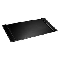 Hard Surface Anti Slip Leatherette Office Table Top Desk Pad, 34" x 20", Jet Black (DF_OSKDPD001)
