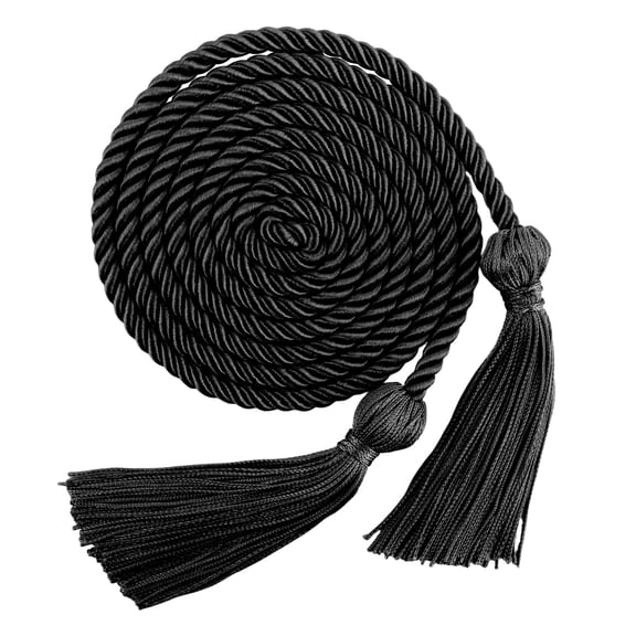 Gradient & Solid Color Graduation Honor Cords with Tassel, 67 Inch Decorative Rope for Gown & Party