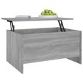 thumbnail image 5 of vidaXL Coffee Table Grey Sonoma 80x55.5x41.5 cm Engineered Wood, 5 of 5