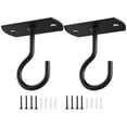 thumbnail image 6 of Aloha 2 Sets Heavy Duty Iron Hook Outdoor Light Hanger Hook Planter Hanger Bird Feeder Hanger, 6 of 8