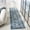 Blue/Ivory, variant on Ox Bay Han 2' x 8' Blue/Ivory Medallion Machine Washable Indoor Runner Area Rug