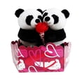 thumbnail image 1 of WAY TO CELEBRATE Panda Couple Peluche 9,5 pouces, 1 of 3