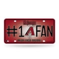 thumbnail image 1 of Arizona Diamondbacks #1 Fan Metal License Plate, 1 of 1