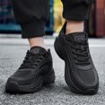 thumbnail image 6 of Men's Fashion Breathable Mesh Lace Up Sneakers Casual Trendy Round Toe Non Slip Outdoor Running Training Walking Shoes, 6 of 7