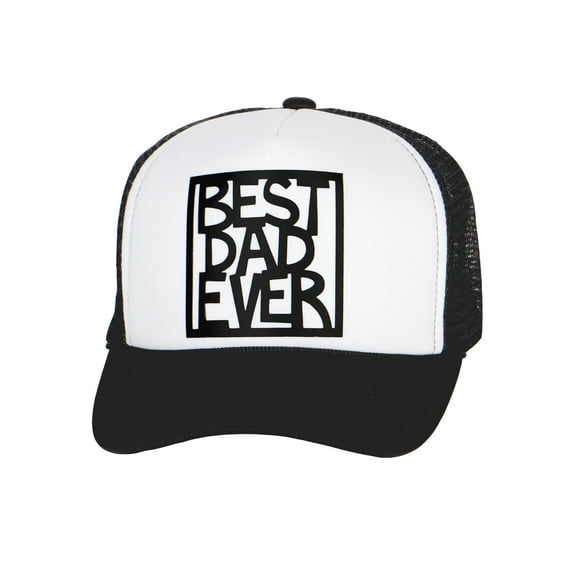 Men's Best Dad Ever Trucker Hat - Snapback Cap