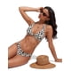 thumbnail image 3 of Top de Bikini CRZ YOGA Leopardo con Nudo Frontal Talle Extra Grande, 3 of 5