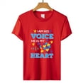 thumbnail image 5 of Daisyyozoid T-Shirt Joyeuse Fête des Mères pour Femmes Col Rond Imprimé Lettre Manches Courtes Décontracté, 5 of 5