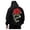 Black, variant on Mens Fashion Athletic Hoodies Fashion Leisure 3D Digital Printing Print Hooded Pullover Long Sleeve Hooded Sweater Top