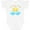 AA-White, variant on Inktastic Little Sunshine- Cute Sun Rainbow Letters Boys or Girls Baby Bodysuit