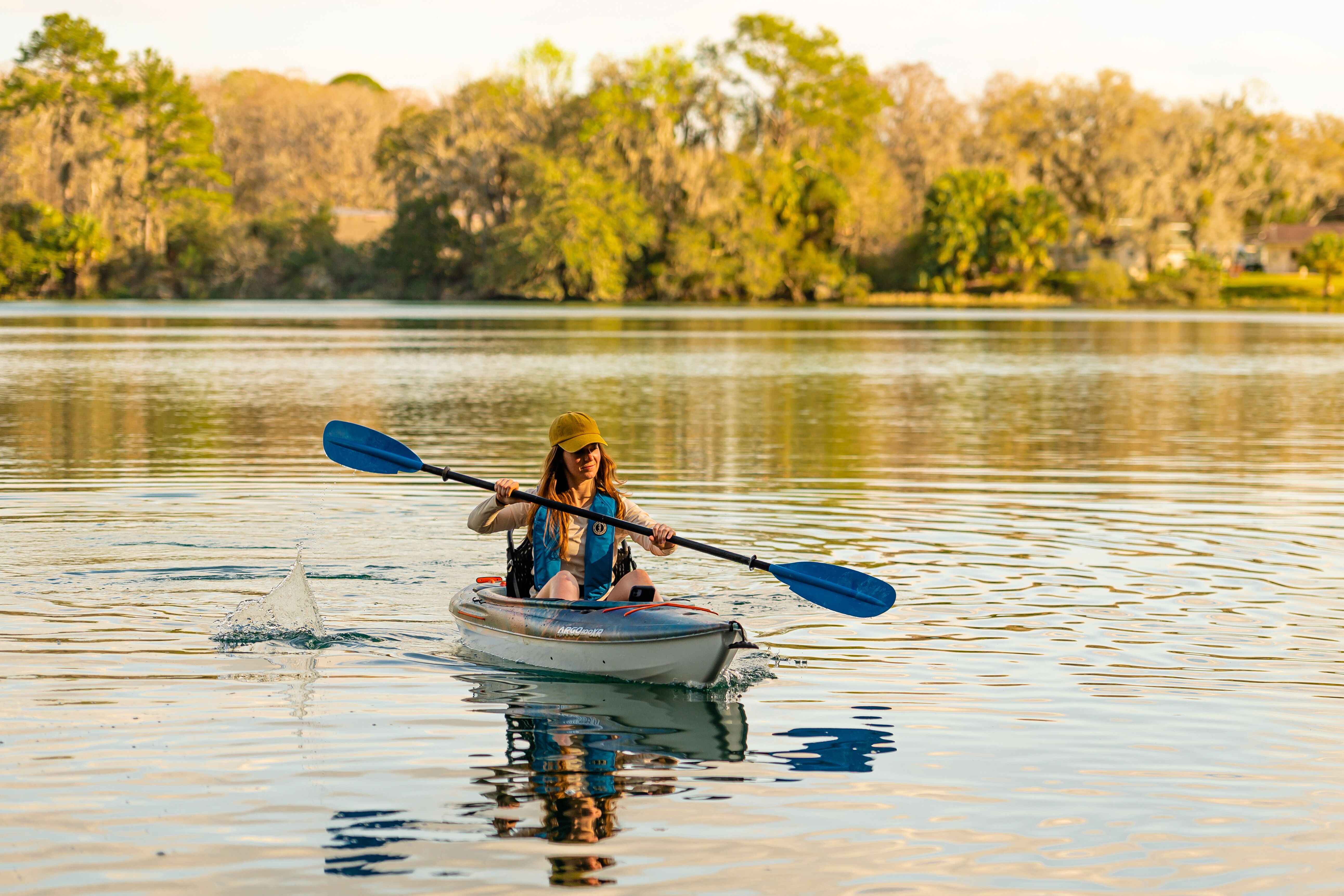 Pelican - Argo 100XR - Recreational Sit-In Kayak - 10 ft - Cosmos