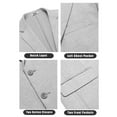thumbnail image 6 of COOFANDY Men's Knit Blazer Business Dress Suit Jacket Slim Fit Stretch Sport Coat, 6 of 7